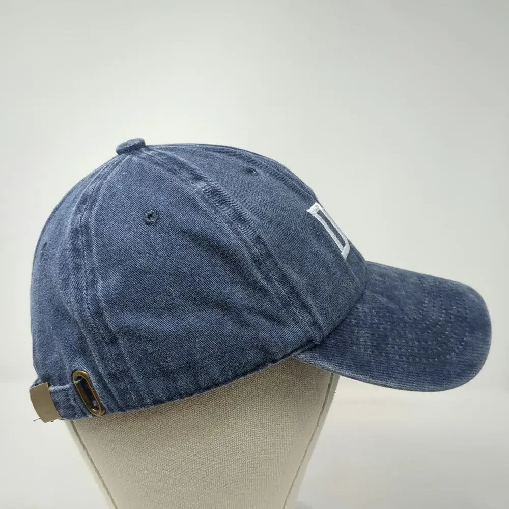 Trendy Apparel Shop Baseball Cap Blue One Size DAD Embroidered Slideback Hat